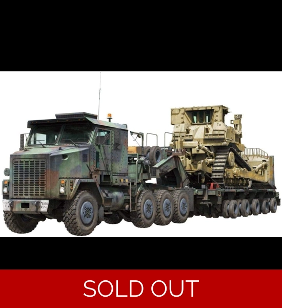 Takom U.S. M1070 & M1000 W/D9R Dozer Transporter Model Kit